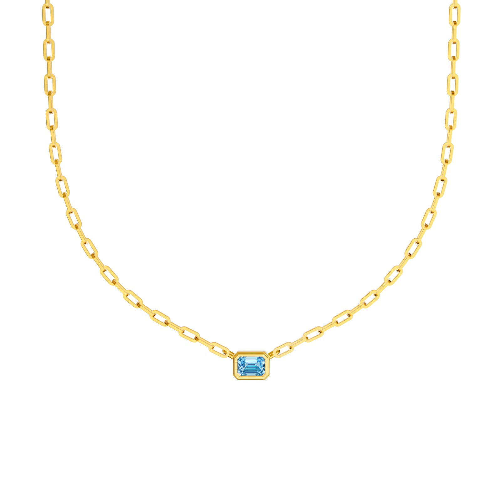 Emerald Sky Blue Forzentina Necklace
