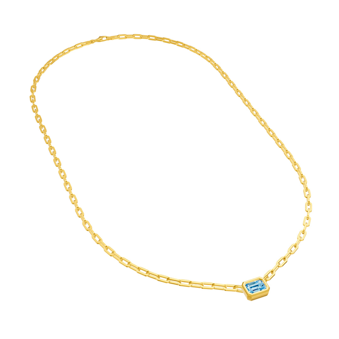 Emerald Sky Blue Forzentina Necklace