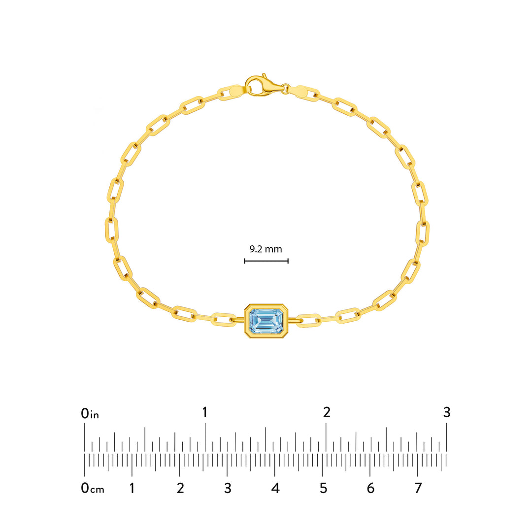 Emerald Sky Blue Forzentina Bracelet