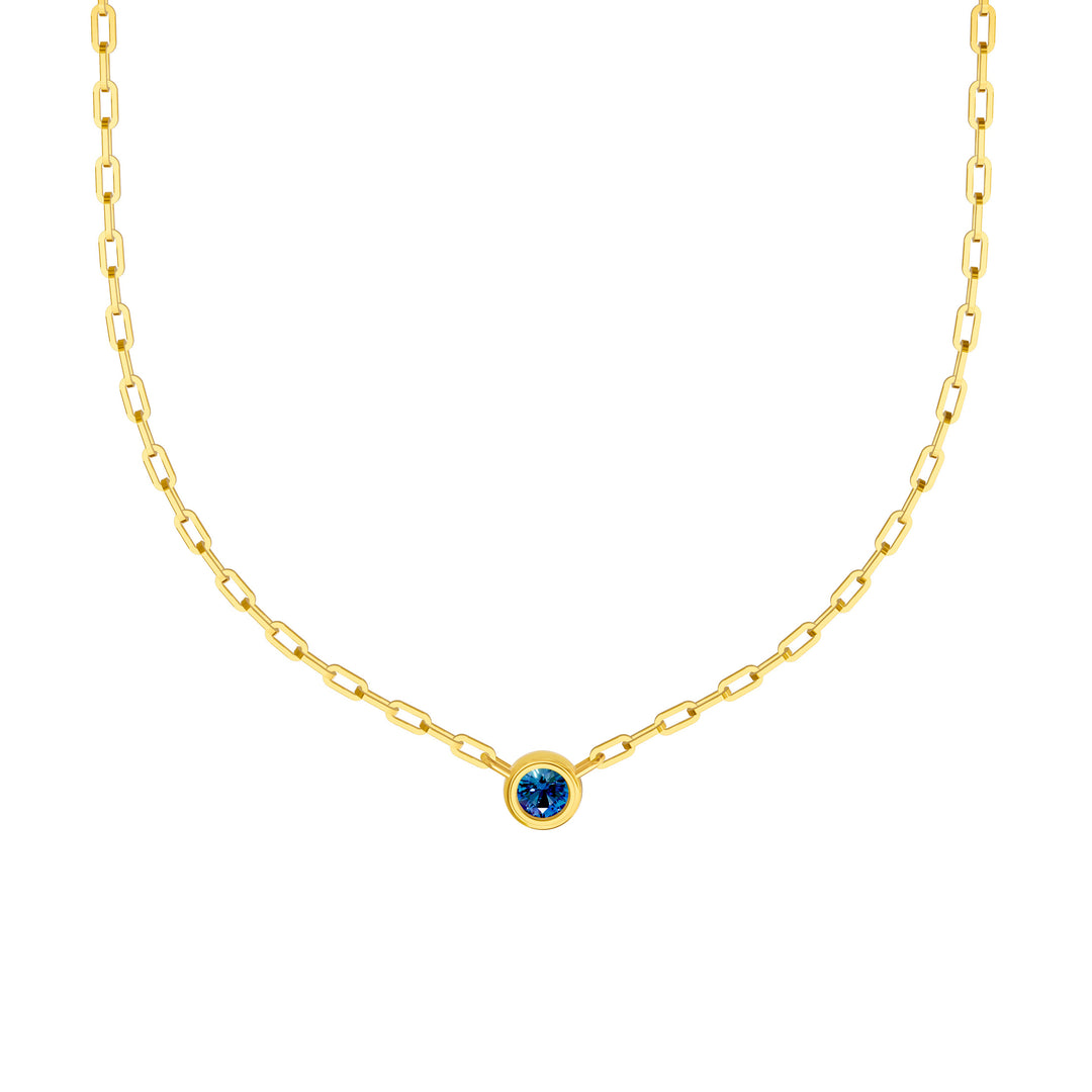 Round London Blue Forzentina Necklace