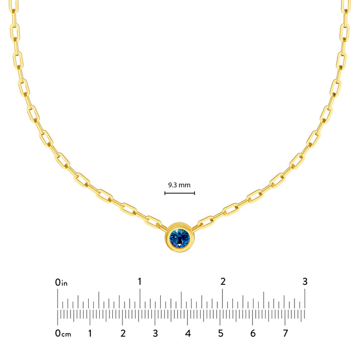 Round London Blue Forzentina Necklace