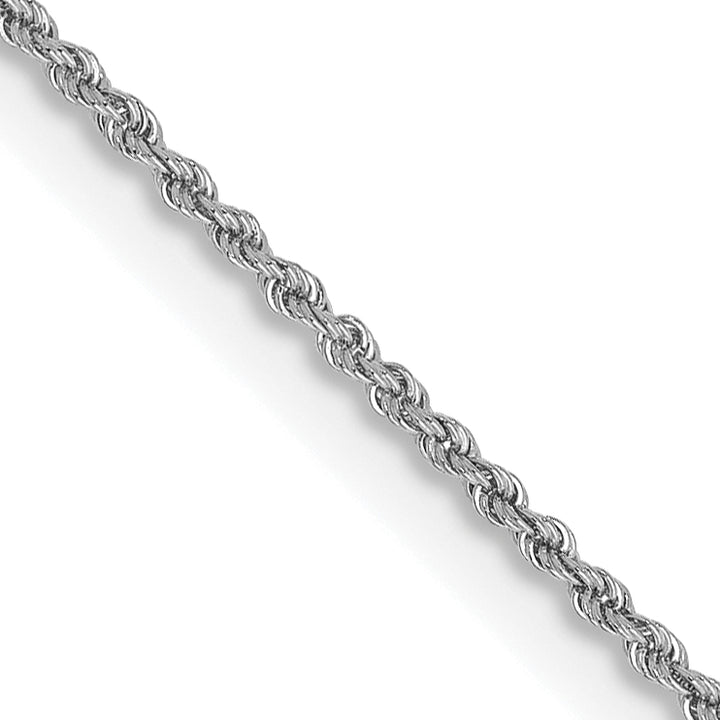14k WG 1.5mm Regular Rope Chain