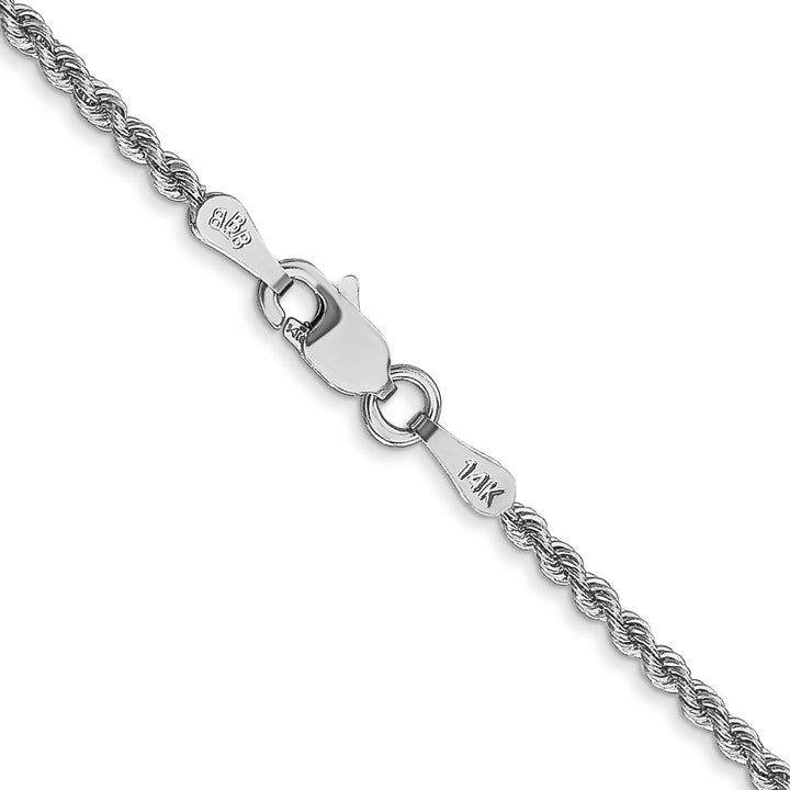14k WG 2.0mm Regular Rope Chain