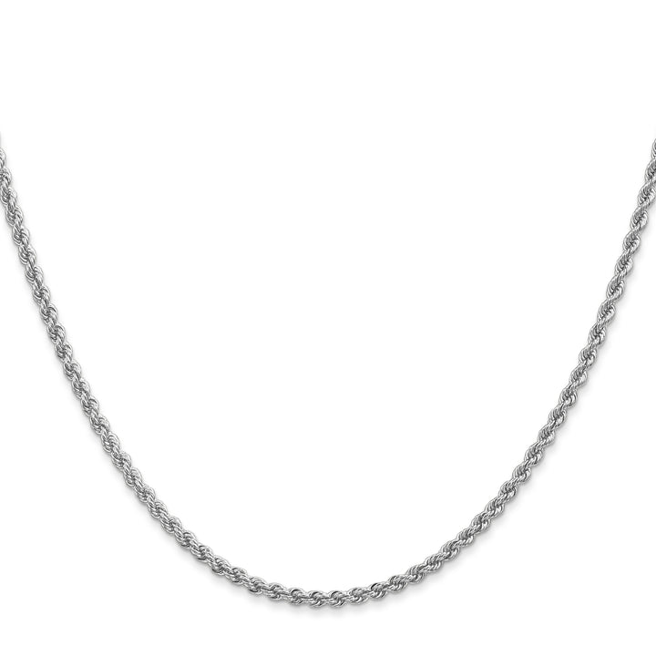 14k WG 2.25mm Regular Rope Chain
