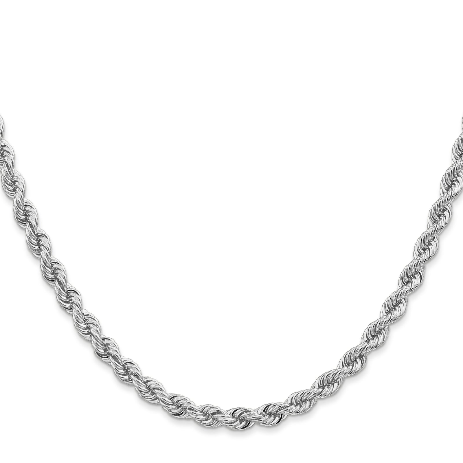 14k WG 4.0mm Regular Rope Chain