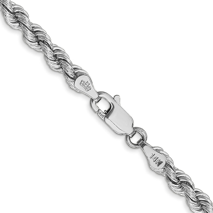 14k WG 4.0mm Regular Rope Chain