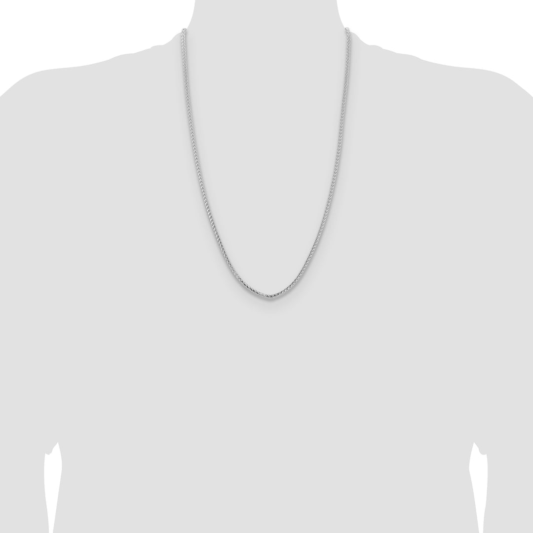 14k White Gold 3mm Franco Chain
