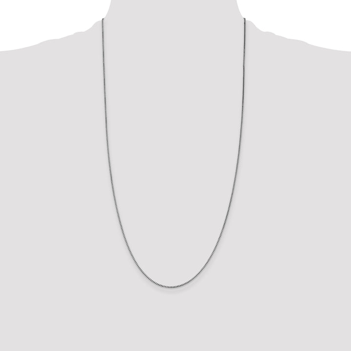 14k White Gold 1.05mm Box Chain