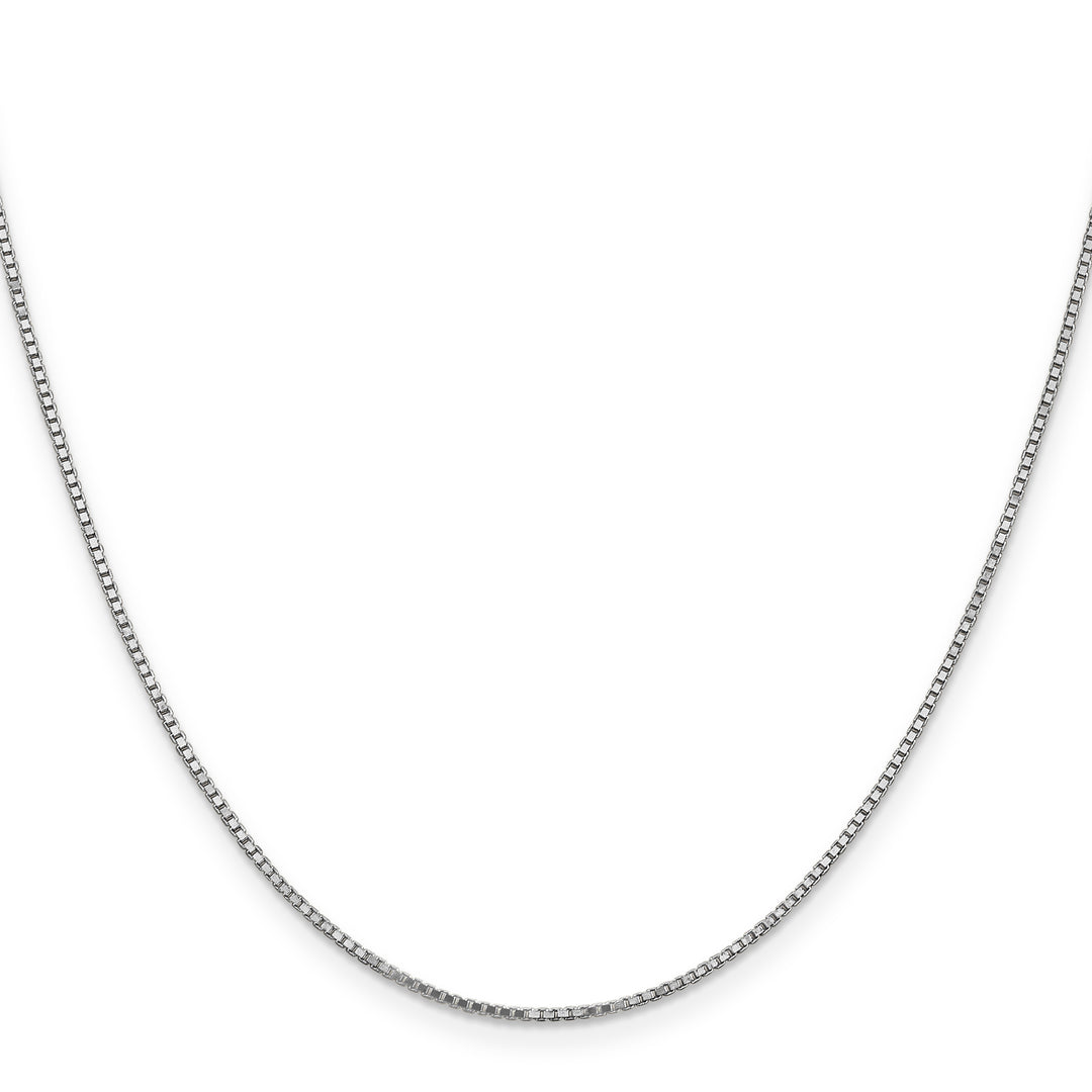 14k White Gold 1.1mm Box Chain