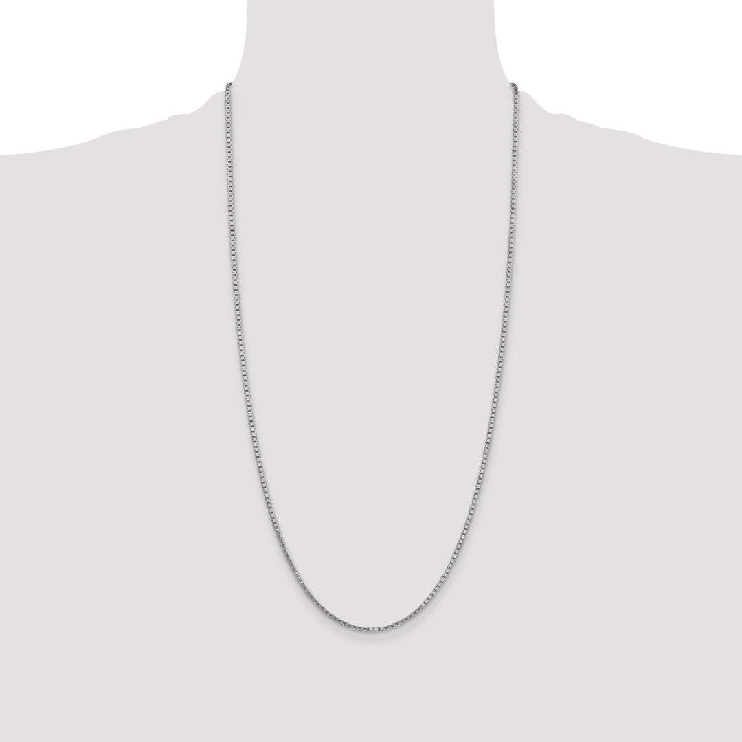 14k White Gold 1.9mm Box Chain