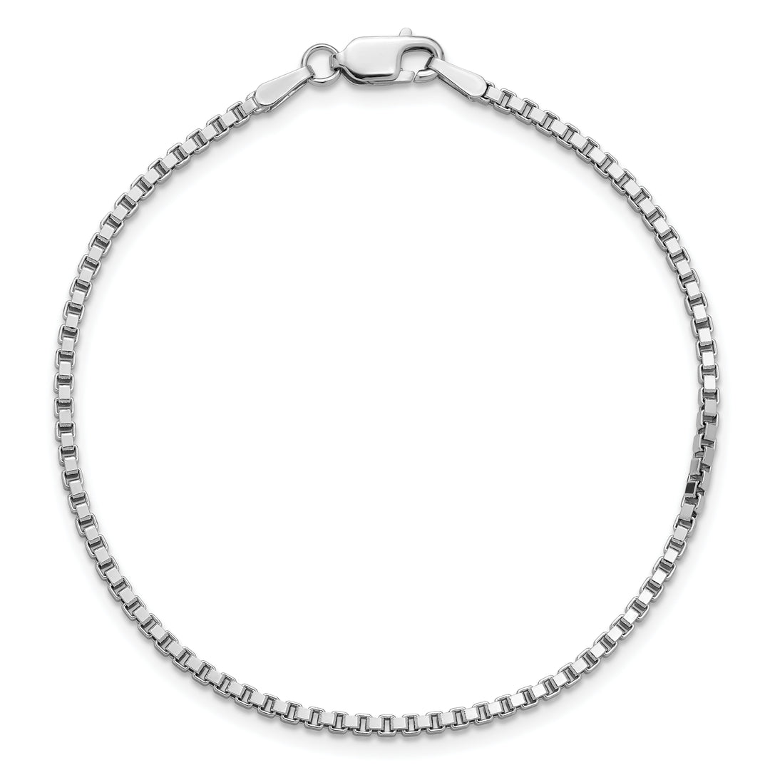 14k White Gold 1.9mm Box Chain