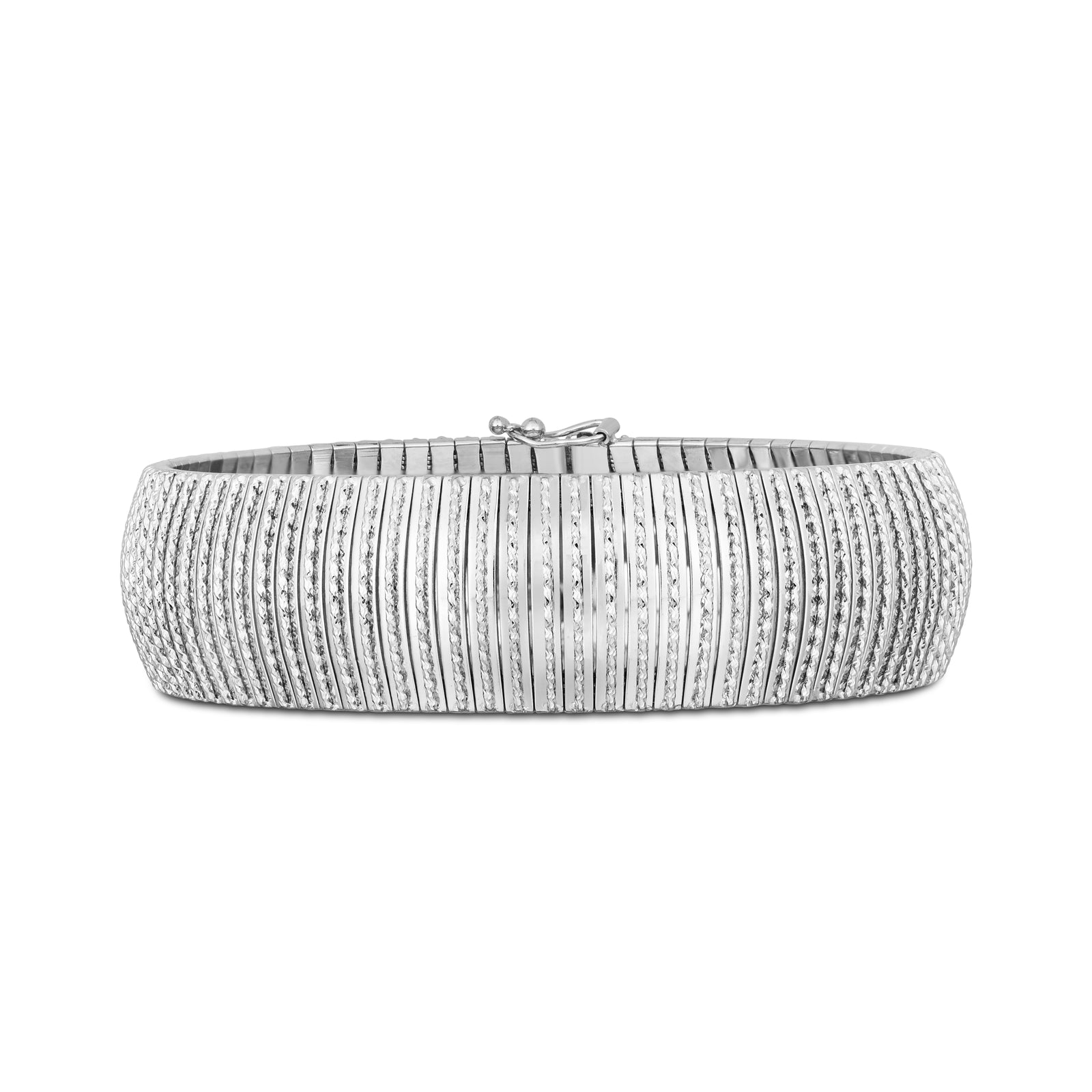 14K Bold DiamantÃ© Flex Bracelet