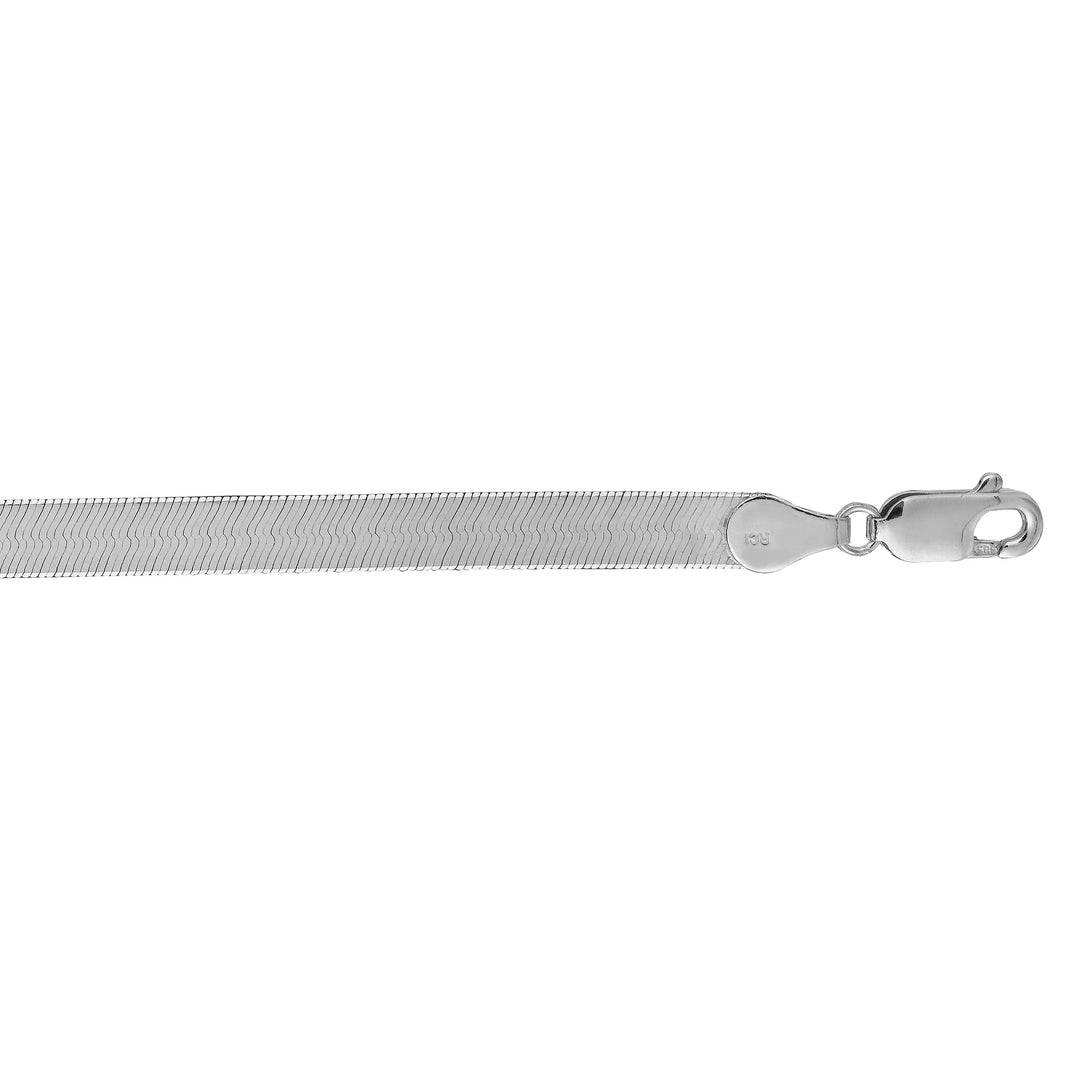 14K Gold 16"" 4.6mm Imperial Herringbone Chain