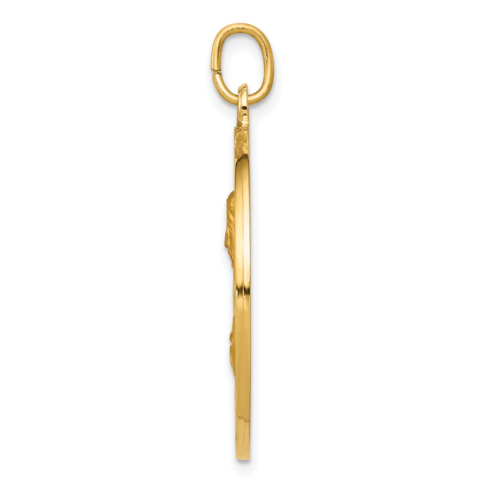 14k Sacred Heart of Jesus Medal Pendant