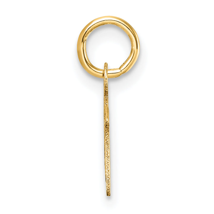 14K Uppercase Letter M Initial Charm
