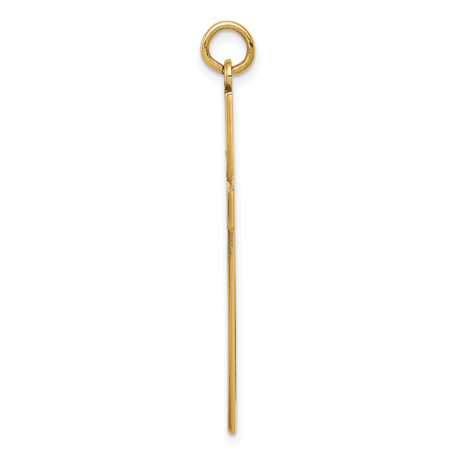 14K Laser Designed Cross Pendant