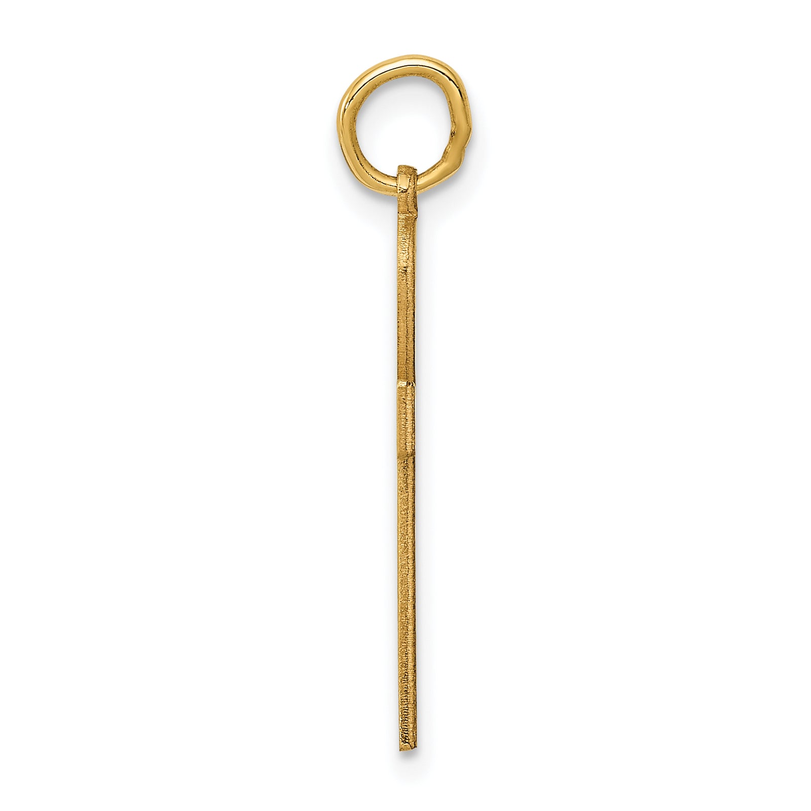 14K Laser Designed Ankh Cross Charm