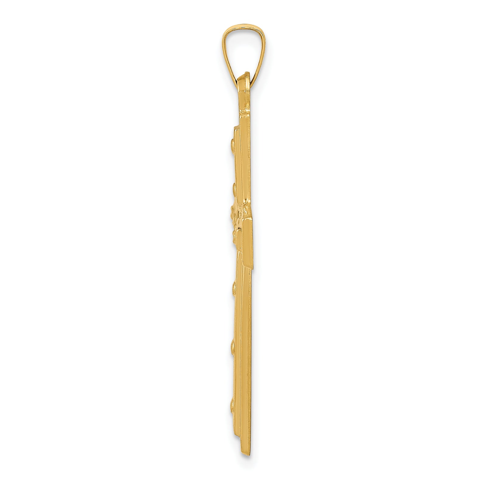 14k Polished Cross Pendant