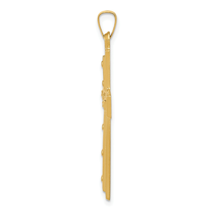 14k Polished Cross Pendant