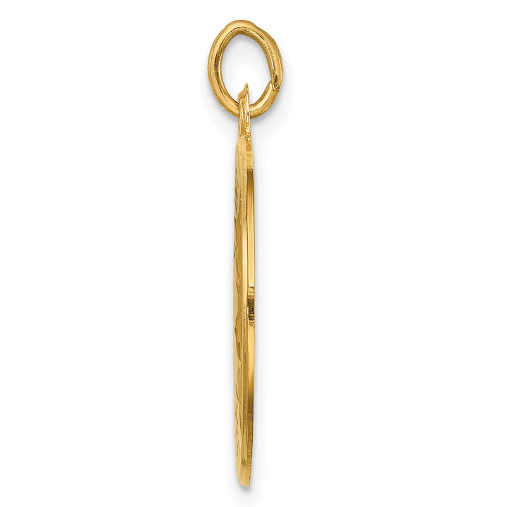 14k Solid Polished/Satin Small Round St. Joseph Medal