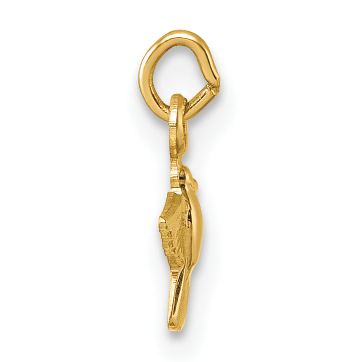 14k Polished Dove Pendant