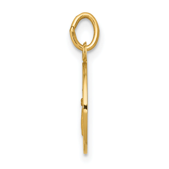 14k Guardian Angel Medal Charm