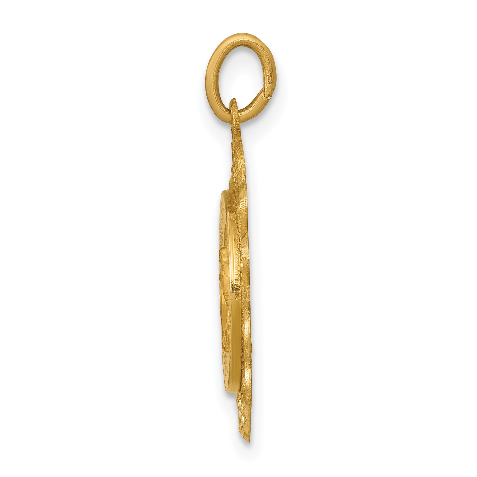 14k Miraculous Medal Charm