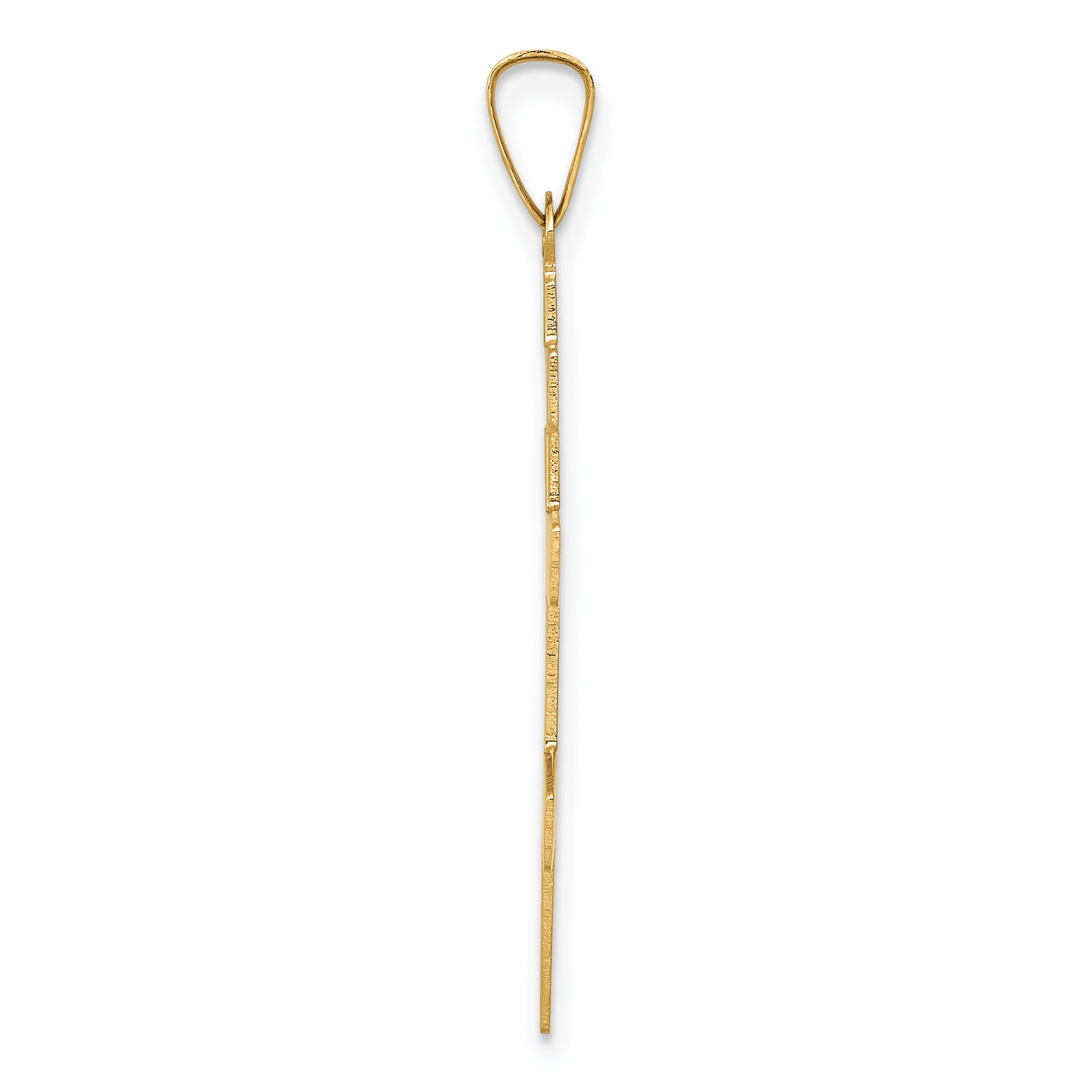 14k Eastern Orthodox Cross Charm