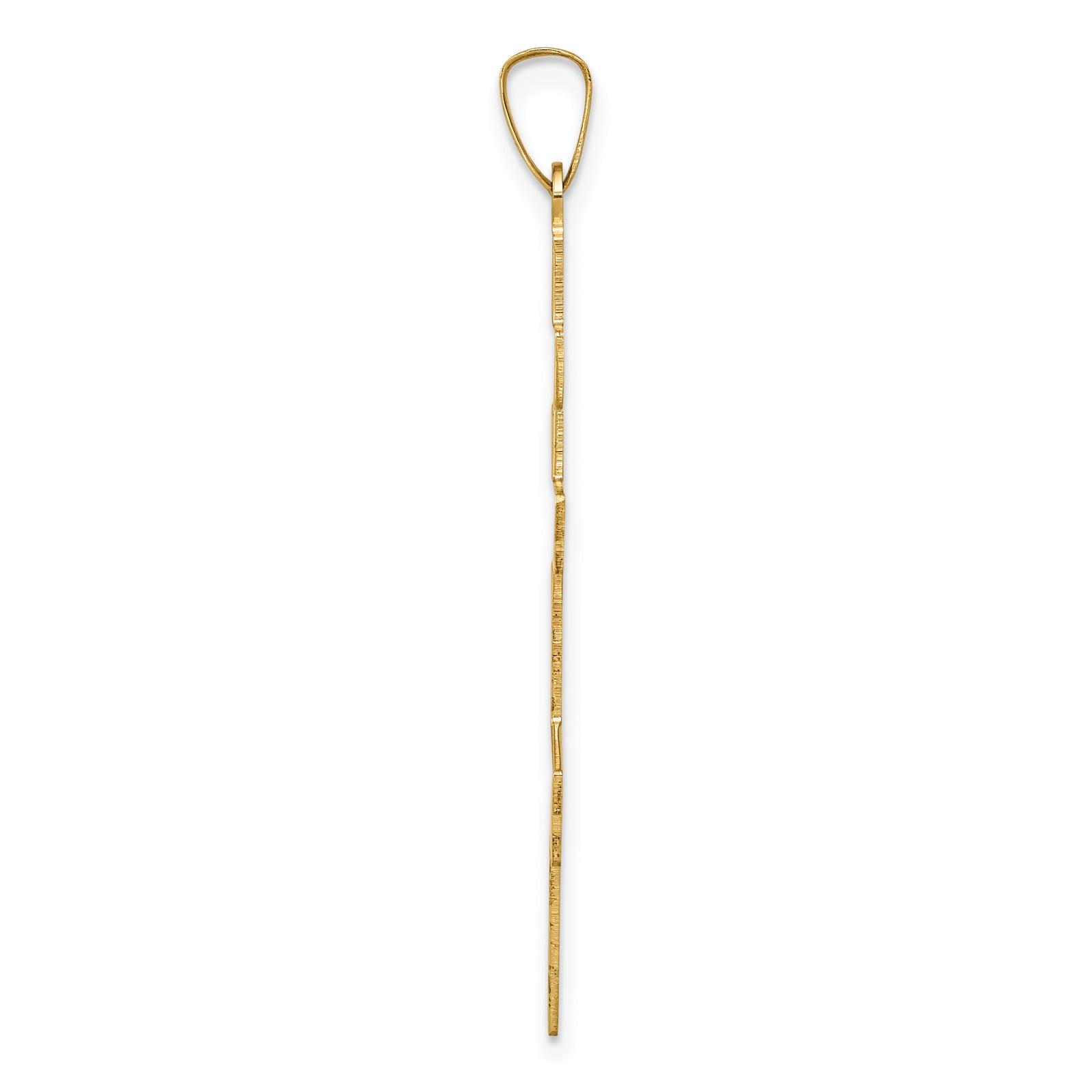 14k Eastern Orthodox Cross Pendant