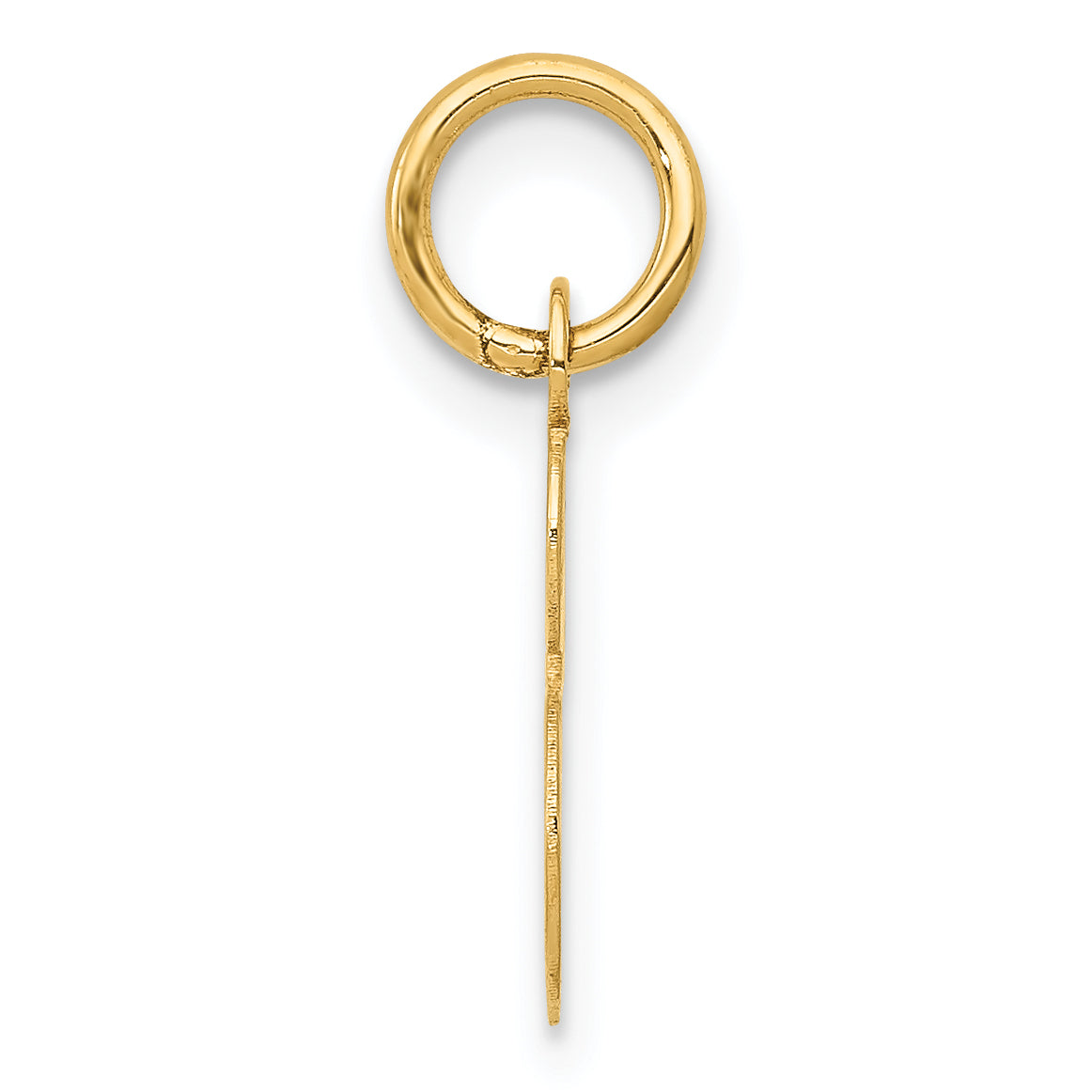 14k Small Script Letter S Initial Charm