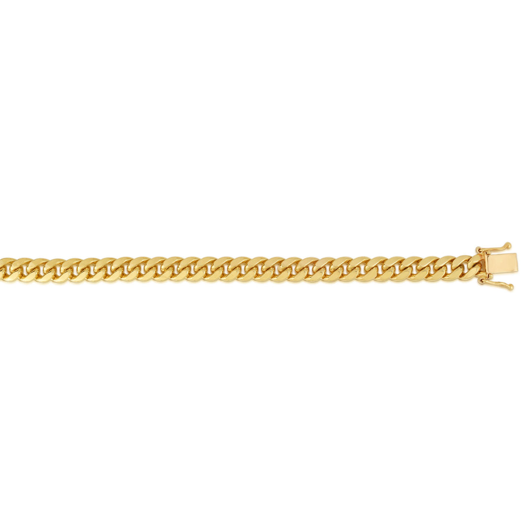 10K Gold 22"" 8.2mm Classic Miami Cuban