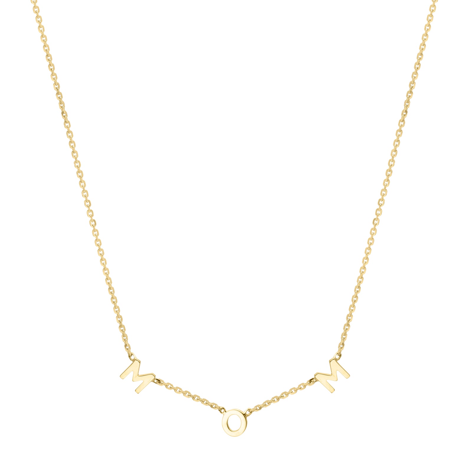 10K ""Mom"" Necklace