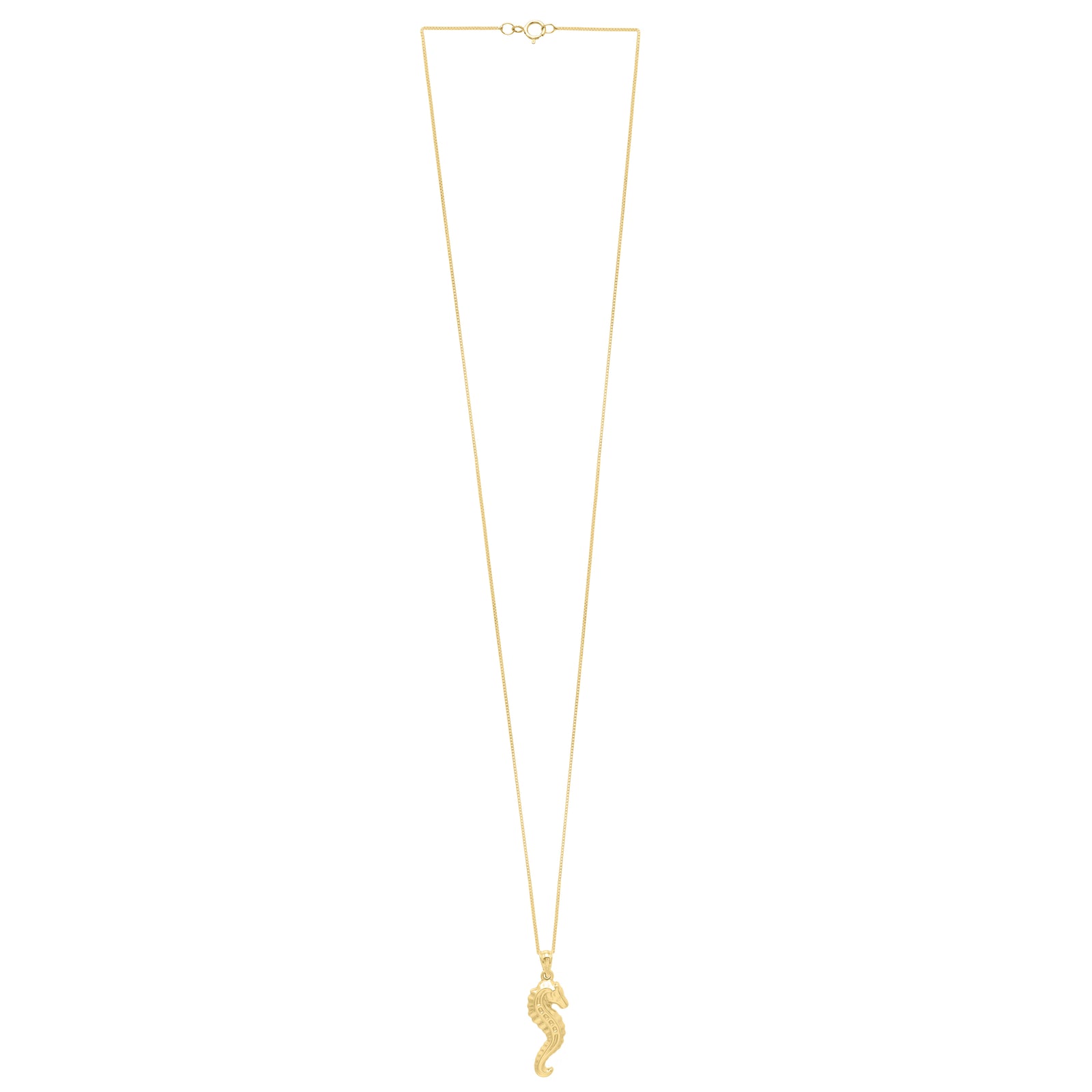 10K Seahorse Necklace
