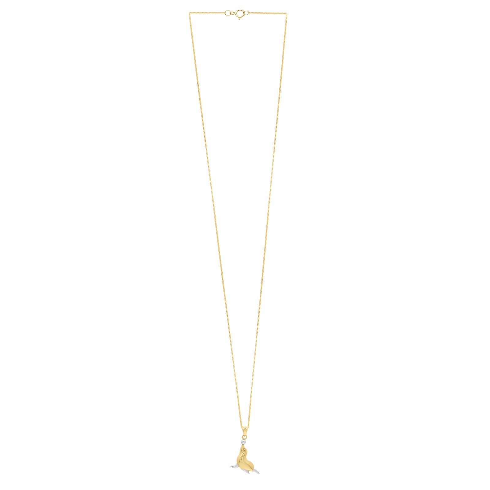 10K Seal Necklace